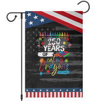250 Years Of Eating Crayons Garden Flag Marine Veteran 250th Anniversary