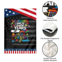 250 Years Of Eating Crayons Garden Flag Marine Veteran 250th Anniversary
