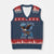 Marine Veteran 250th Anniversary V-Neck Knit Sweater Vest Eagle Patriotic Military Gift for Marines Veterans - Wonder Print Shop