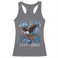 Marine Veteran 250th Anniversary Racerback Tank Top Eagle Patriotic Military Gift for Marines Veterans - Wonder Print Shop