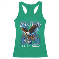 Marine Veteran 250th Anniversary Racerback Tank Top Eagle Patriotic Military Gift for Marines Veterans - Wonder Print Shop