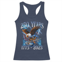 Marine Veteran 250th Anniversary Racerback Tank Top Eagle Patriotic Military Gift for Marines Veterans - Wonder Print Shop