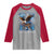 Marine Veteran 250th Anniversary Raglan Shirt Eagle Patriotic Military Gift for Marines Veterans - Wonder Print Shop