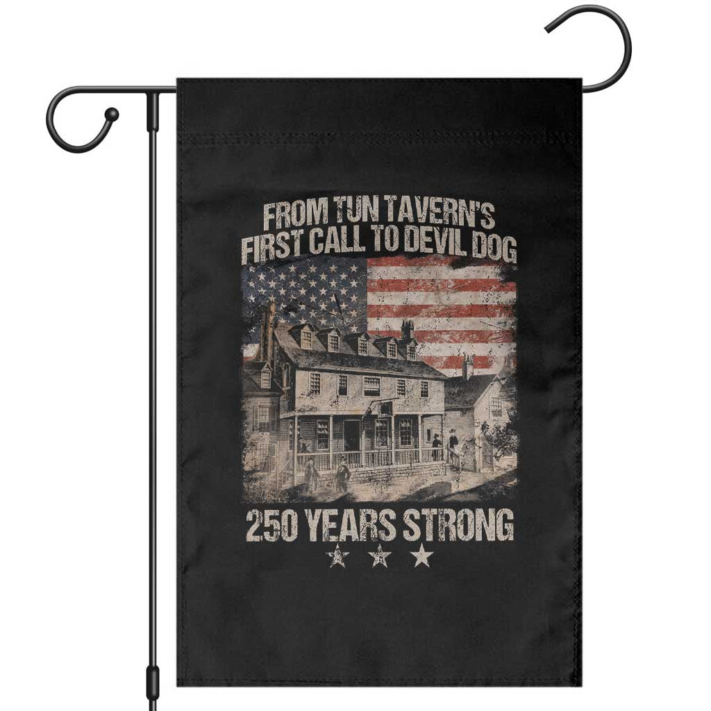 Tun Tavern 250th Anniversary Garden Flag Patriotic Veteran Military Gift American Flag - Wonder Print Shop