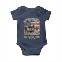 Tun Tavern 250th Anniversary Baby Onesie Patriotic Veteran Military Gift American Flag - Wonder Print Shop