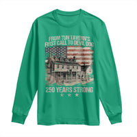 Tun Tavern 250th Anniversary Long Sleeve Shirt Patriotic Veteran Military Gift American Flag - Wonder Print Shop