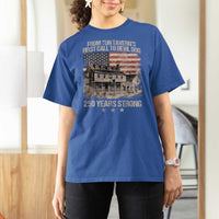 Tun Tavern 250th Anniversary T Shirt For Women Patriotic Veteran Military Gift American Flag - Wonder Print Shop