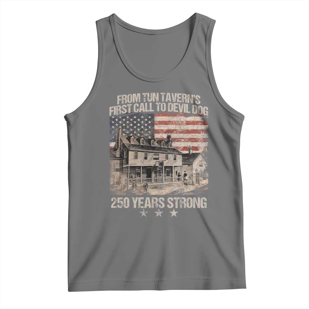Tun Tavern 250th Anniversary Tank Top Patriotic Veteran Military Gift American Flag - Wonder Print Shop