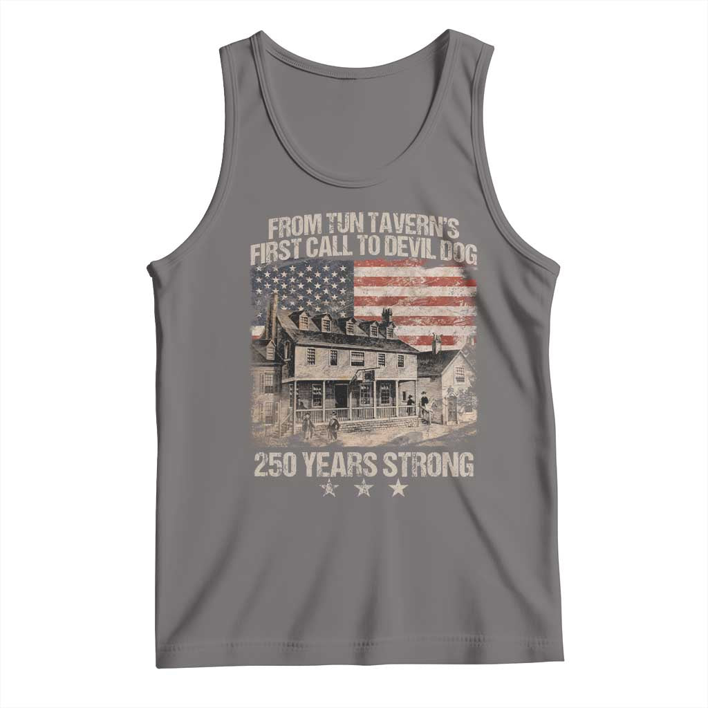 Tun Tavern 250th Anniversary Tank Top Patriotic Veteran Military Gift American Flag - Wonder Print Shop