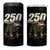 250 Years Of Eating Crayons 4 in 1 Can Cooler Tumbler Vintage Bulldog Patriotic Veteran Military Gift - Wonder Print Shop