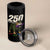 250 Years Of Eating Crayons 4 in 1 Can Cooler Tumbler Vintage Bulldog Patriotic Veteran Military Gift - Wonder Print Shop