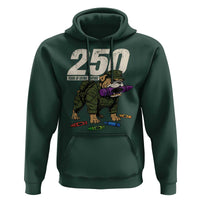 250 Years Of Eating Crayons Hoodie Vintage Bulldog Patriotic Veteran Military Gift - Wonder Print Shop