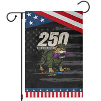 250 Years Of Eating Crayons Garden Flag Vintage Bulldog Patriotic Veteran Military Gift