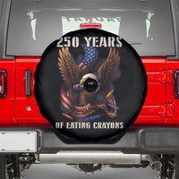 250 Years Of Eating Crayons Spare Tire Cover Funny Eagle 250th Anniversary Veterans Gifts - Wonder Print Shop