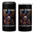 250 Years Of Eating Crayons 4 in 1 Can Cooler Tumbler Funny Eagle 250th Anniversary Veterans Gifts - Wonder Print Shop