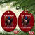 250 Years Of Eating Crayons Ceramic Ornament Funny Eagle 250th Anniversary Veterans Gifts - Wonder Print Shop