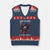 250 Years Of Eating Crayons V-Neck Knit Sweater Vest Funny Eagle 250th Anniversary Veterans Gifts - Wonder Print Shop