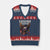 Crayon Eater V-Neck Knit Sweater Vest Funny Eagle 250th Anniversary Veterans Gifts - Wonder Print Shop