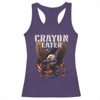 Crayon Eater Racerback Tank Top Funny Eagle 250th Anniversary Veterans Gifts - Wonder Print Shop
