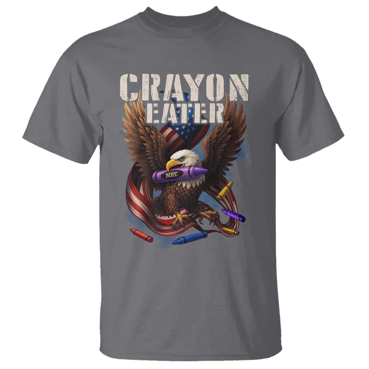 Crayon Eater T Shirt Funny Eagle 250th Anniversary Veterans Gifts - Wonder Print Shop