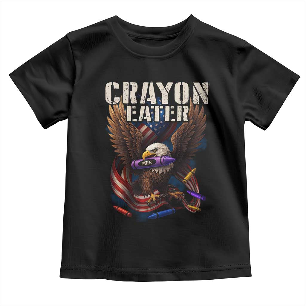 Crayon Eater Toddler T Shirt Funny Eagle 250th Anniversary Veterans Gifts - Wonder Print Shop