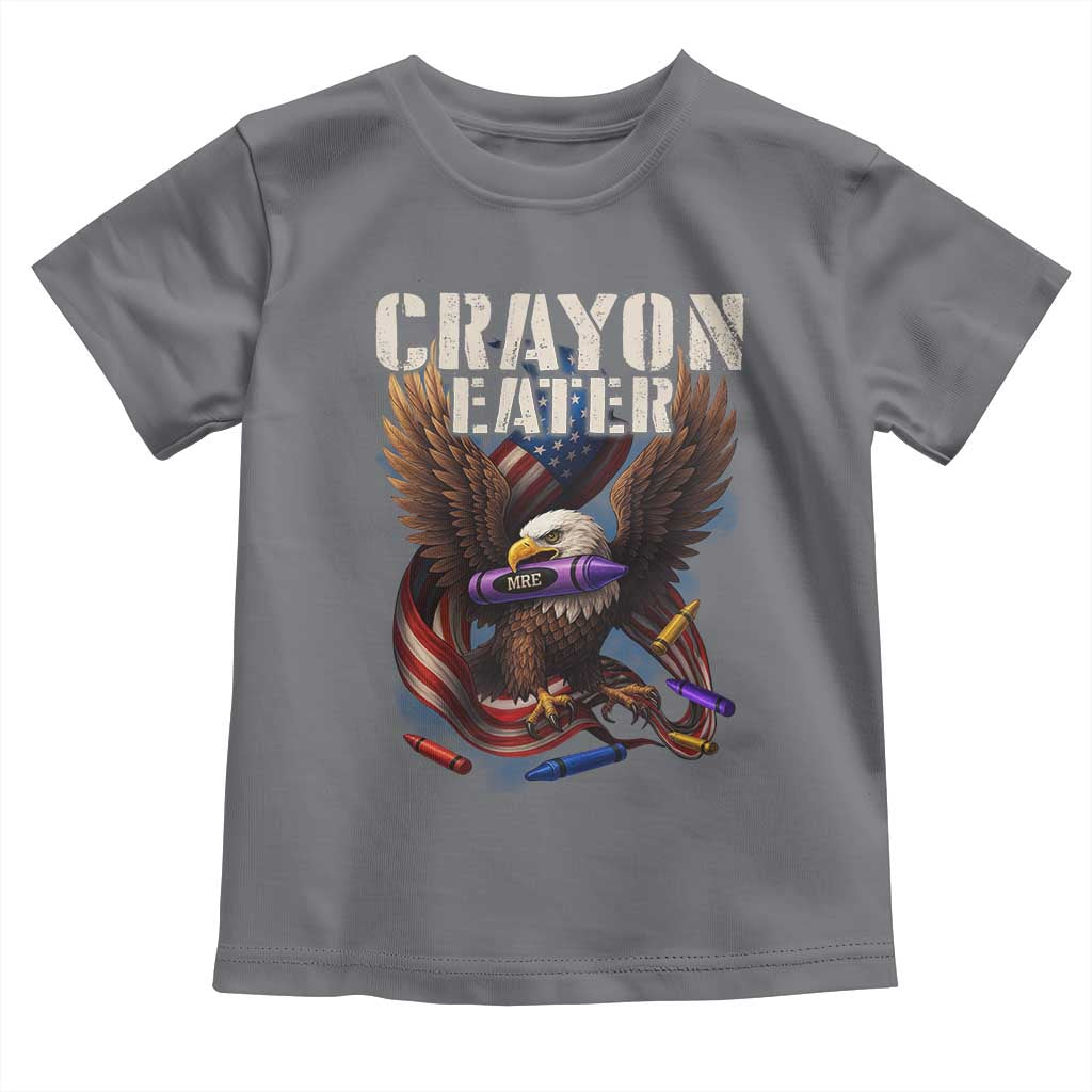Crayon Eater Toddler T Shirt Funny Eagle 250th Anniversary Veterans Gifts - Wonder Print Shop
