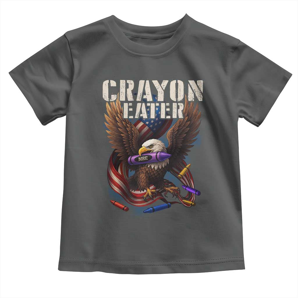 Crayon Eater Toddler T Shirt Funny Eagle 250th Anniversary Veterans Gifts - Wonder Print Shop