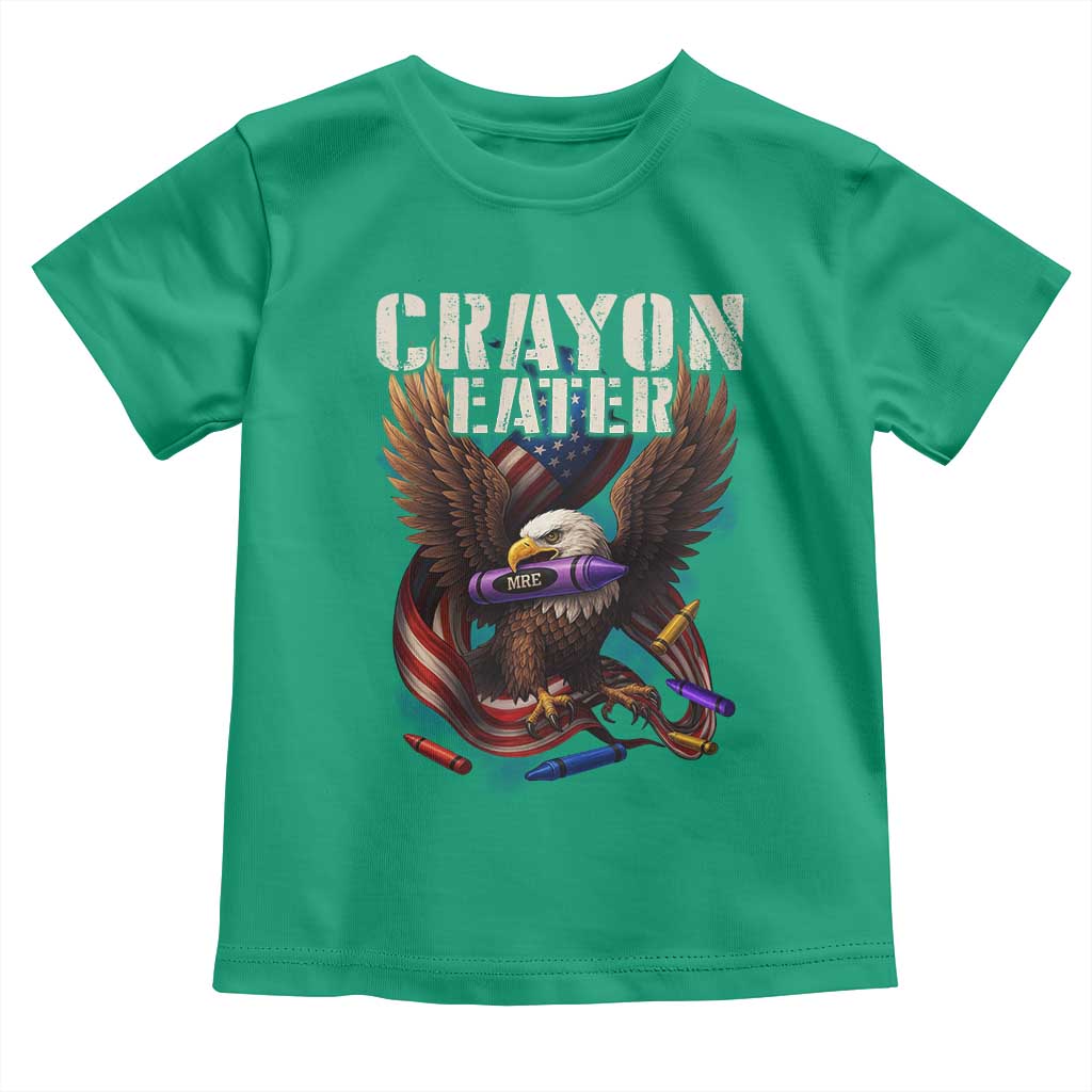 Crayon Eater Toddler T Shirt Funny Eagle 250th Anniversary Veterans Gifts - Wonder Print Shop