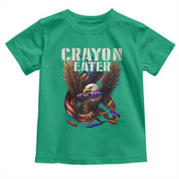 Crayon Eater Toddler T Shirt Funny Eagle 250th Anniversary Veterans Gifts - Wonder Print Shop