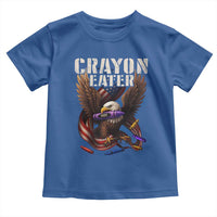 Crayon Eater Toddler T Shirt Funny Eagle 250th Anniversary Veterans Gifts - Wonder Print Shop
