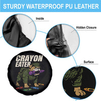 Crayon Eater Spare Tire Cover Funny Bulldog Military Corps Proud Soldier Family - Wonder Print Shop