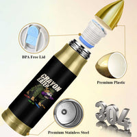 Crayon Eater Bullet Tumbler Funny Bulldog Military Corps Proud Soldier Family - Wonder Print Shop
