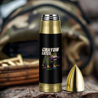 Crayon Eater Bullet Tumbler Funny Bulldog Military Corps Proud Soldier Family - Wonder Print Shop