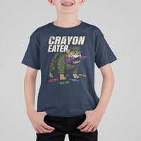 Crayon Eater T Shirt For Kid Funny Bulldog Military Corps Proud Soldier Family - Wonder Print Shop