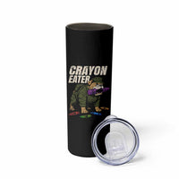 Crayon Eater Skinny Tumbler Funny Bulldog Military Corps Proud Soldier Family - Wonder Print Shop