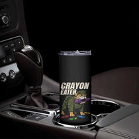 Crayon Eater Skinny Tumbler Funny Bulldog Military Corps Proud Soldier Family - Wonder Print Shop