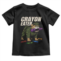 Crayon Eater Toddler T Shirt Funny Bulldog Military Corps Proud Soldier Family - Wonder Print Shop
