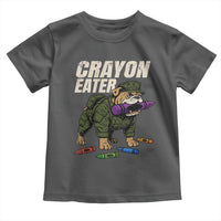 Crayon Eater Toddler T Shirt Funny Bulldog Military Corps Proud Soldier Family - Wonder Print Shop