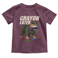 Crayon Eater Toddler T Shirt Funny Bulldog Military Corps Proud Soldier Family - Wonder Print Shop