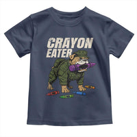 Crayon Eater Toddler T Shirt Funny Bulldog Military Corps Proud Soldier Family - Wonder Print Shop