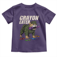 Crayon Eater Toddler T Shirt Funny Bulldog Military Corps Proud Soldier Family - Wonder Print Shop