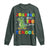 100 Days Of School Dinosaur Long Sleeve Shirt Trex Dino Skateboard Skateboarding Boys Roaring Into 100th Day