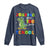 100 Days Of School Dinosaur Long Sleeve Shirt Trex Dino Skateboard Skateboarding Boys Roaring Into 100th Day