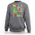 100 Days Of School Dinosaur Sweatshirt Trex Dino Skateboard Skateboarding Boys Roaring Into 100th Day - Wonder Print Shop