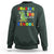 100 Days Of School Dinosaur Sweatshirt Trex Dino Skateboard Skateboarding Boys Roaring Into 100th Day - Wonder Print Shop