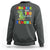 100 Days Of School Dinosaur Sweatshirt Trex Dino Skateboard Skateboarding Boys Roaring Into 100th Day - Wonder Print Shop