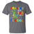100 Days Of School Dinosaur T Shirt Trex Dino Skateboard Skateboarding Boys Roaring Into 100th Day - Wonder Print Shop