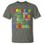 100 Days Of School Dinosaur T Shirt Trex Dino Skateboard Skateboarding Boys Roaring Into 100th Day - Wonder Print Shop