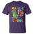 100 Days Of School Dinosaur T Shirt Trex Dino Skateboard Skateboarding Boys Roaring Into 100th Day - Wonder Print Shop