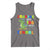 100 Days Of School Dinosaur Tank Top Trex Dino Skateboard Skateboarding Boys Roaring Into 100th Day